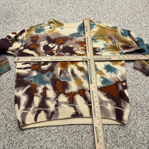 Natural Life Taylor Oversized Sweater Sunrise Tie Dye Sz S/M Cotton Boho - Picture 4 of 6